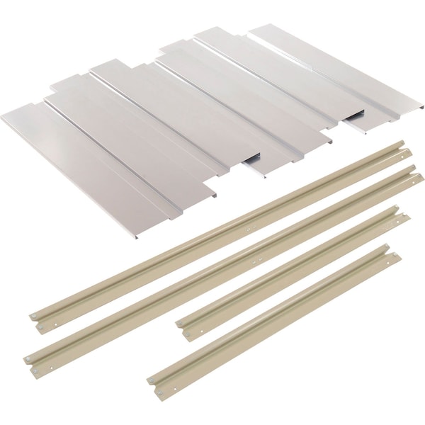 Global Industrial Additional Shelf, High Capacity, Steel Deck, 60inW x 36inD, Tan 581086 - main